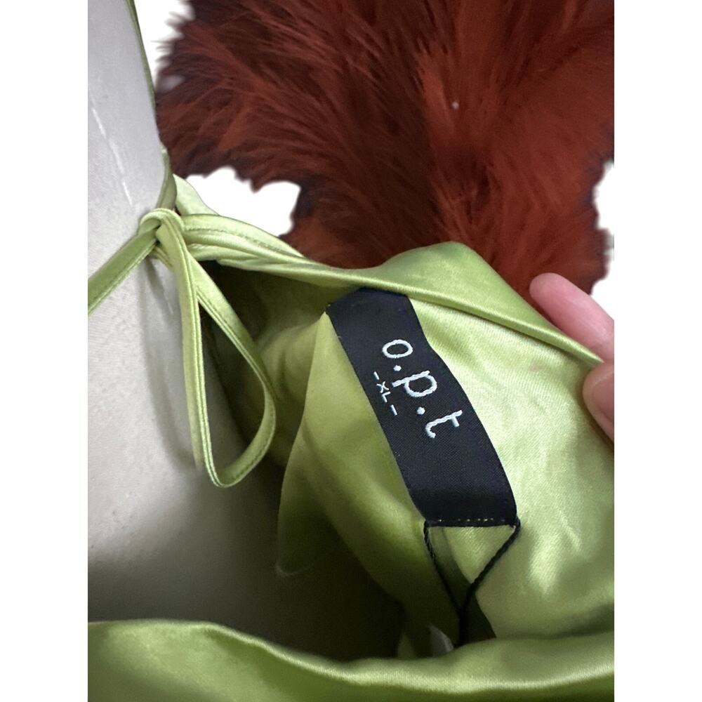 o.p.t Akira Dress Lime Green mini dress New size XL - Picture 7 of 9